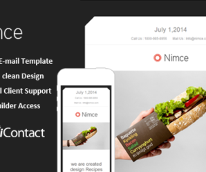 Nimce – Responsive Email + Themebuilder Access