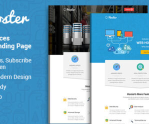 Hoster – Hosting Services Landing Page