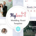 Mylove – Wedding React Template