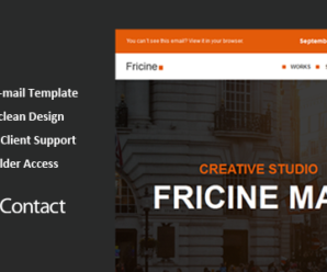 Fricine – Responsive Email + Themebuilder Access