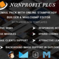 Nonprofit Plus – Email Pack With Online StampReady & Mailchimp Editors