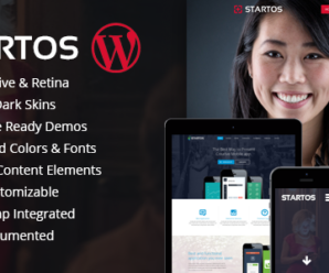 Startos – Modern App Landing Page WordPress Theme