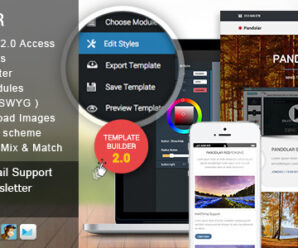 Pandolar – Responsive Email + TemplateBuilder