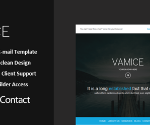 Vamice – Responsive Email + Themebuilder Access