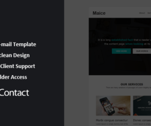 Maice – Responsive Email + Themebuilder Access