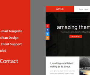 Wince – Responsive E-mail Template + Themebuilder Access