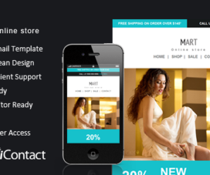 Mart – Responsive Email + Themebuilder Access