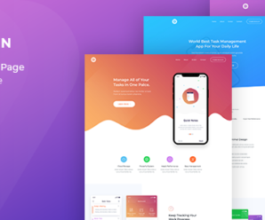 Ambition – App Landing Page