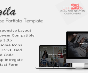 Rongila – MultiPurpose Onepage Portfolio Template