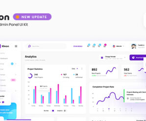 Kleon – Clean Admin Panel Dashboard UI Template Adobe XD