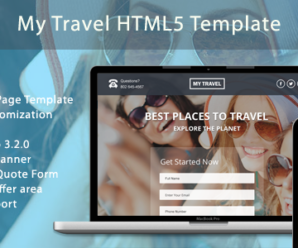 My Travel HTML5 Landing Page