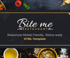 BiteMe- Restaurent Landing Page HTML Template