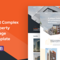 DAX – Apartment Complex Landing Page HTML Template