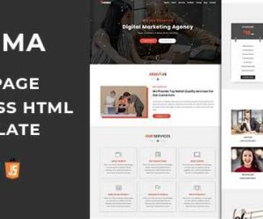 SHOMA – One Page HTML Business Template