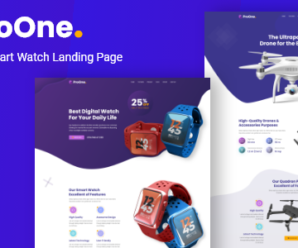 ProOne – Product Landing Page