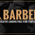 Barber – A Creative Landing Page HTML Template