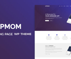 Appmom – Multipurpose Landing Page Theme