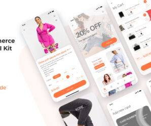 KORE shopping eCommerce App UI Kit | Adobe XD Template