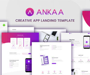 ANKAA – App Landing Page