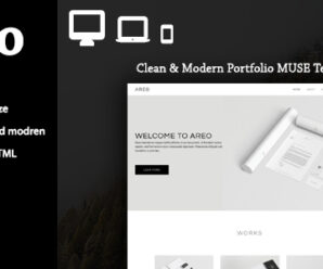 AREO- Responsive Multi-Purpose Muse Theme