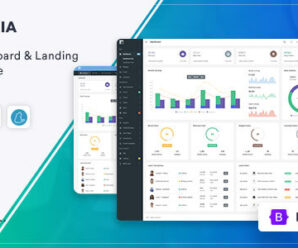 Admiria – Admin Dashboard & Landing Page Template