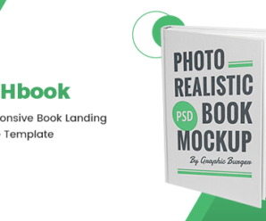 Hbook – Book Landing Page HTML Template