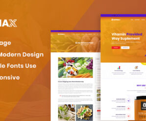 Supmax – Health Supplement Landing Page