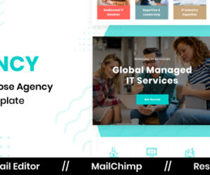 Agency – Responsive Email Template For Agency With Free Email Editor