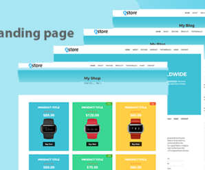 Qstore – Product HTML Landing Page