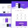 FIVE – HTML App Landing Page