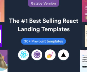 SuperProps Gatsby- React Gatsby JS Landing Page Templates