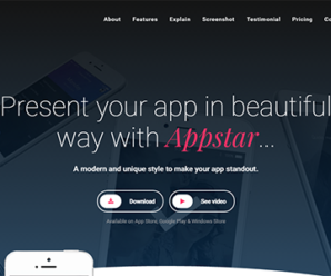 AppStar – App Landing Page