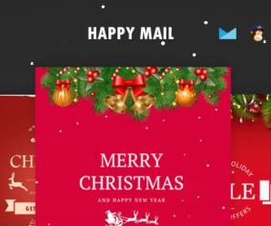 Happy Mail – Christmas Email Templates set + Online Access