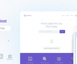 Spacehost WHMCS & HTML Landing Page