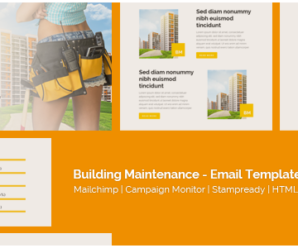 Corporate – Building Maintenance – Responsive Email Templates