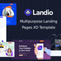 Landio – Multipurpose Landing Page XD Template