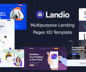 Landio – Multipurpose Landing Page XD Template