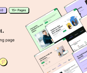 Stact – React Agency and Portfolio Landing Page Template