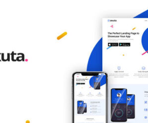 Axuta | App Landing Page Template