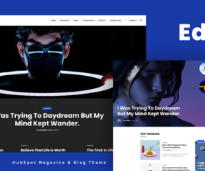 Edia – HubSpot Theme for Magazine and Blog