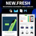 New.Fresh – Responsive email newsletter templates