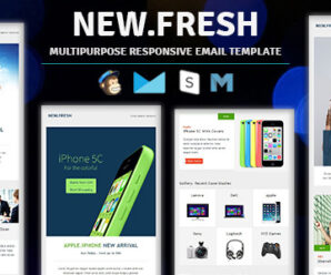 New.Fresh – Responsive email newsletter templates