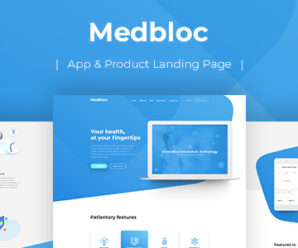 Medbloc – HTML Landing Page