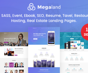 MegaLand – Multipurpose Landing Page Template