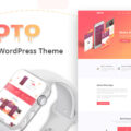 Moto – App Landing Page WordPress Theme