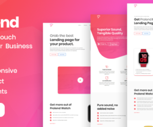 Prolend – Angular Product Landing Page