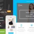 Vika, Modern Email Template with Builder Access