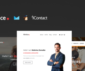 Nimlce – Responsive E-mail Templates set + Online Access