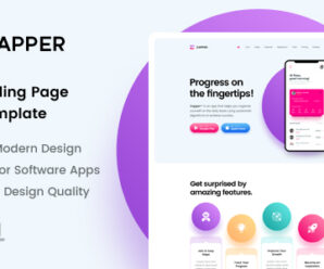 Zapper – App Landing Page HTML Template