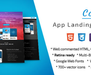 Conda – App Landing Page